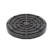 KS TOOLS Rubber disc 55 for Koni lifting platforms, D: 124 mm - Rubber disc for lifting platforms - 1