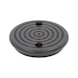 Rubber pad 57 for J.A. Becker lifting platforms, D: 115 mm - Rubber disc for lifting platforms - 1