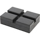 Rubber pad 42 for Rotary lifting platforms, 128 x 89 x 35 mm - Rubber pad for lifting platforms - 1