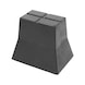 Rubber pad 48 for lifting platforms, 140 x 100 x 120 mm - Rubber pad for lifting platforms - 1