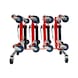 performance Storage rack with four hydraulic manoeuvring aids, 5-piece - Shunting jack (hydraulic) - 1