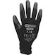 Micro-fine knit gloves, black, 7, 12 pairs - Micro-fine knit gloves - 1