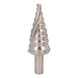 HSS step drill, D: 6–27.8 mm, 8 steps - HSS step drill bit - 1