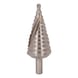 HSS Co 5-step drill bit, D: 6-37 mm, 12 steps - HSS Co 5 step drill - 1