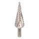 HSS Co 5-step drill bit, D: 4-22 mm, 10 steps - HSS Co 5 step drill - 1