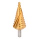 HSS-TiN step drill, D: 6-38 mm, 12 steps - HSS-TiN step drill - 1
