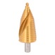 KS TOOLS HSS-TiN step drill, D: 6-40 mm, 16 steps - HSS-TiN step drill - 1