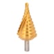 HSS-TiN step drill, D: 6.5-40.5 mm, 11 steps - HSS-TiN step drill - 1