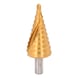 HSS-TiN step drill, D: 6-36 mm, 11 steps - HSS-TiN step drill - 1