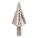 HSS step drill bit, extra short, D: 4-30 mm, 14 steps - HSS step drill extra short - 1