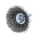 Steel wire cup brush 0.3 mm, D: 38 mm - Wire brush - 1