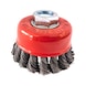 Steel wire cup brush 0.5 mm, D: 80 mm - Wire brush - 1
