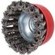 Stainless steel wire cup brush 0.5 mm, D: 75 mm - Wire brush - 1