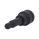 1 inch power bit socket hexagon socket, long, 17 mm - 1 inch power bit socket hexagon socket - 1