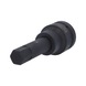 KS TOOLS 1 inch power bit socket hexagon socket, long, 22 mm - 1 inch power bit socket hexagon socket - 1