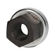 KS TOOLS Drive nut with ball bearing, wrench size 27 mm, M16x2 - Nut (special shape) - 1