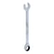GEARplus ratchet combination wrench, 3/4 inch on hanger - GEARplus ratchet ring spanner - 1