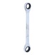 GEARplus double ratchet ring spanner 11/16 inch x 3/4 inch - GEARplus double ratchet ring spanner - 1