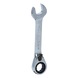 GEARplus ratchet ring spanner, short, 11 mm on hanger - GEARplus ratchet combination spanner, short - 1