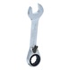 GEARplus ratchet ring spanner, short, 14 mm on hanger - GEARplus ratchet combination spanner, short - 1