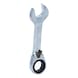 GEARplus ratchet combination wrench, short, 16 mm on hanger - GEARplus ratchet combination spanner, short - 1