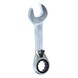 GEARplus ratchet combination wrench, short, 18 mm on hanger - GEARplus ratchet combination spanner, short - 1