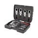 Ratchet ring spanner set, 13-piece - Combination spanner set - 1