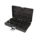 1/4 inch, 3/8 inch, 1/2 inch TX power socket set, 19 pieces - Multifunctional tool - 1