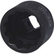 1/2 inch 12-point power socket, short, 30 mm - 1/2 inch 12-point heavy-duty socket - 1