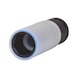 SlimPOWER 1/2 inch impact socket, 17 mm on hanger - SlimPOWER 1/2 inch impact socket, - 1
