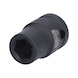 1/2 inch hex power socket, short, 12 mm - 1/2 inch hex power socket - 1