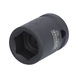1/2 inch hex power socket, short, 18 mm - 1/2 inch hex power socket - 1
