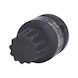 1/2 inch power bit socket XZN, short, M18 on hanger - 1/2 inch power bit socket XZN - 1