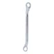 Double ring spanner, slightly offset, 18x19 mm - Double ring spanner, offset - 1