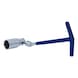 KS TOOLS T-handle spark plug wrench with joint, 21 mm - Spark plug wrench - 1