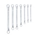 RESCUEpower double ring spanner set, offset, 7-piece 6-19 mm - Double ring spanner set - 1