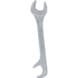 Combination wrench, 15 degrees, 75 degrees, 17 mm - Double open-end spanner - 1