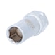 11 mm through socket, length 39 mm - 11 mm box end socket - 1