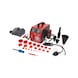 KS TOOLS Fog machine for leak detection, with 2 Ah battery, 36 pieces - Measuring device, testing device Special cases (other) - 1