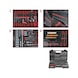 Universal system insert set for 4 drawers with 515 premium tools - Hand tool (parts) - 1