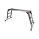 Aluminium safety platform, L1650xW380xH730mm - Walking platform - 1