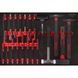 KS TOOLS Hammer and chisel set in foam insert, 20 pieces - Tool assortment - 1