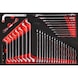 Wrench set in foam insert, 38 pieces - Spanner set - 1