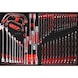 Wrench set in foam insert, 51 pieces - Spanner set - 1