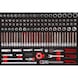 3/8 inch socket wrench set in foam insert, 124 pcs - Socket wrench (set) - 1