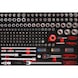 1/4 inch, 1/2 inch socket wrench set in foam insert, 167 pieces - Socket wrench (set) - 1
