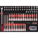 1/2 inch bit socket set in foam insert, 111 pieces - Bit set - 1