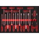 T-handle offset socket wrench set in foam insert, 18-piece 811.2018 - T-handle angle pin wrench set - 1
