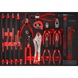 Pliers/hammer/chisel set in foam insert, 22 pieces - Pliers set - 1