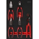 Pliers set in foam insert, 5 pieces - Pliers set - 1